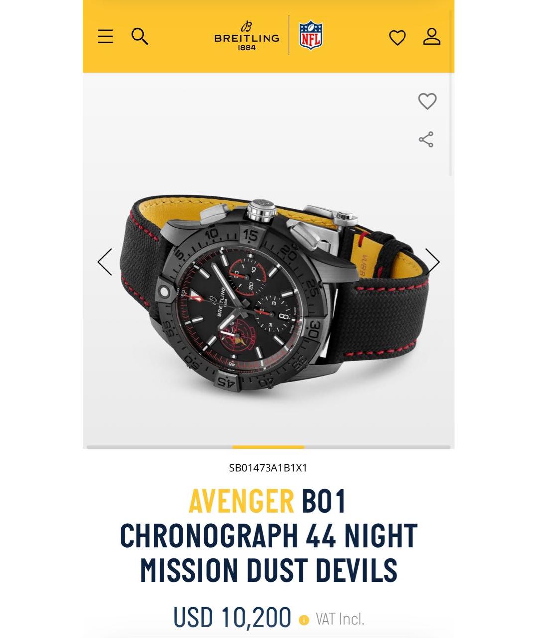 BREITLING Черные часы, фото 2