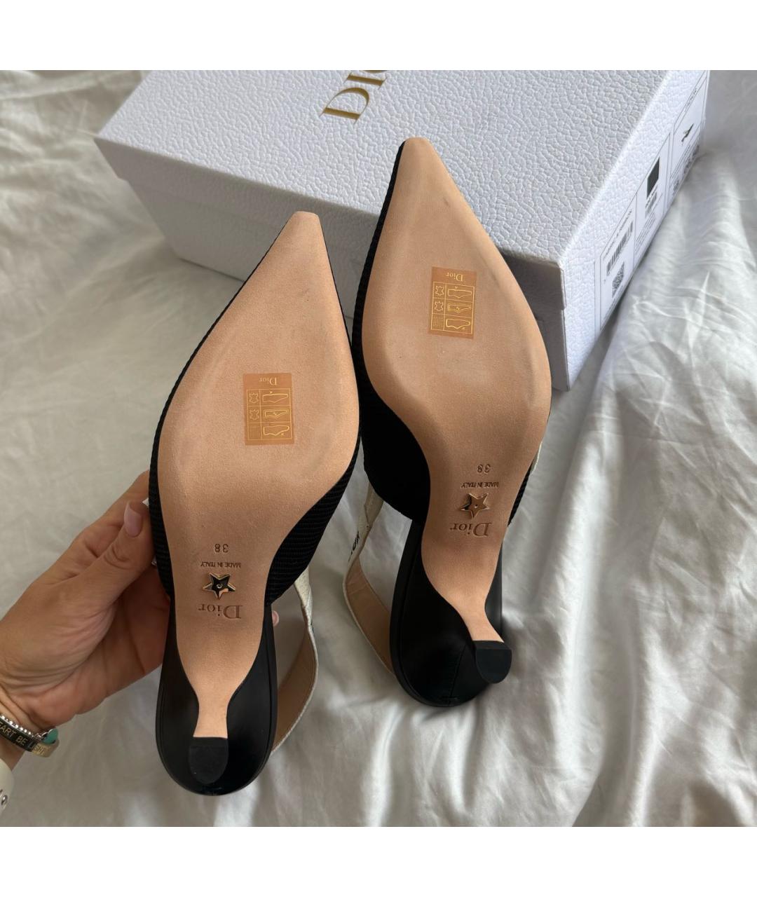 CHRISTIAN DIOR Черные туфли, фото 3