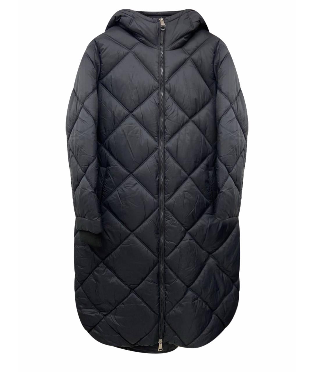 DKNY Темно-синее полиэстеровое пальто, фото 1
