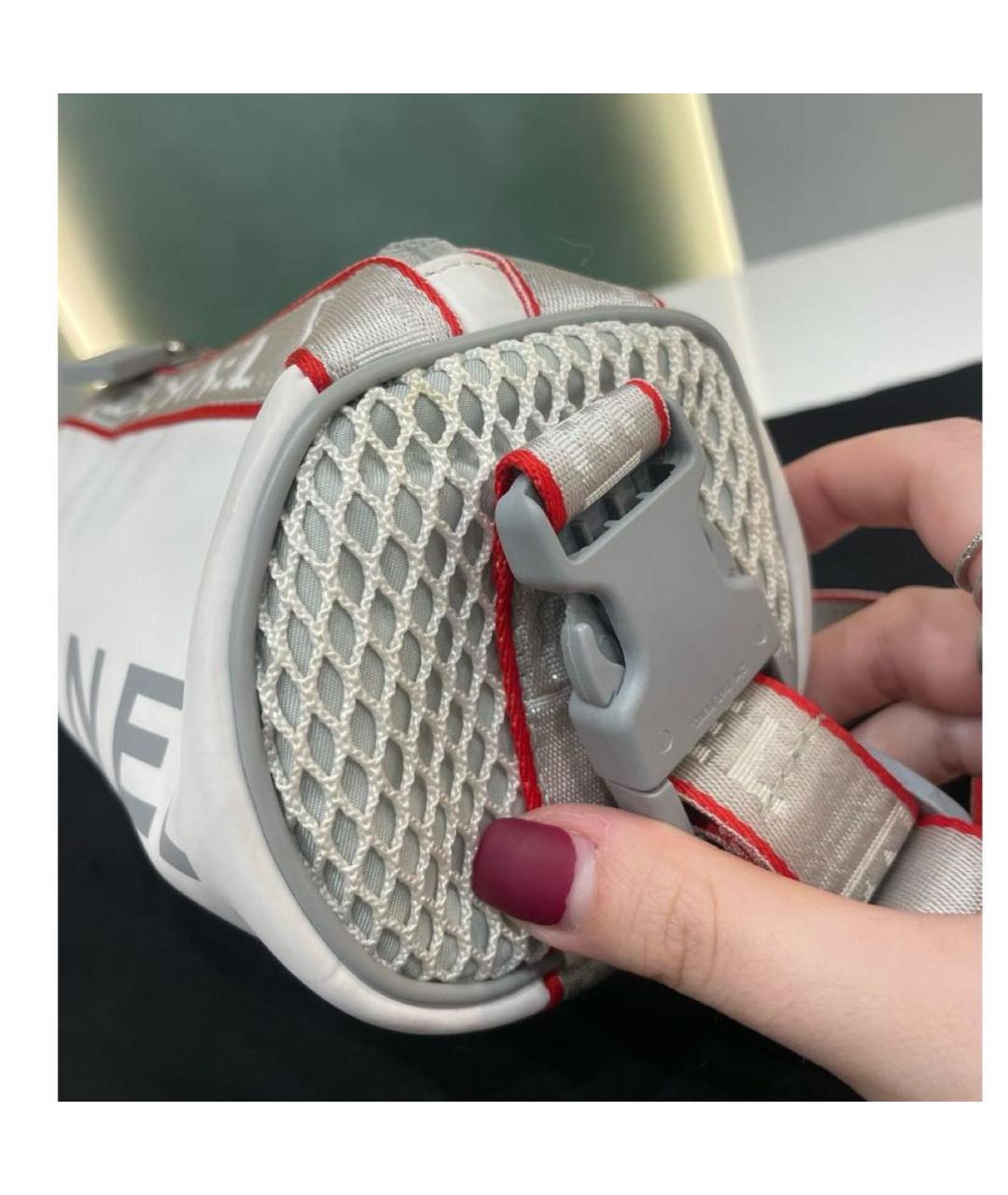 CHANEL Белая дорожная/спортивная сумка, фото 8