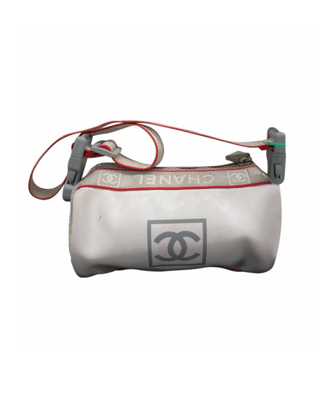 CHANEL Белая дорожная/спортивная сумка, фото 1