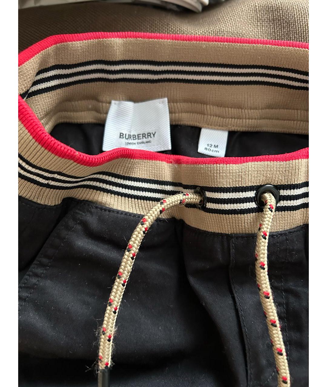BURBERRY Черные хлопковые брюки и шорты, фото 6