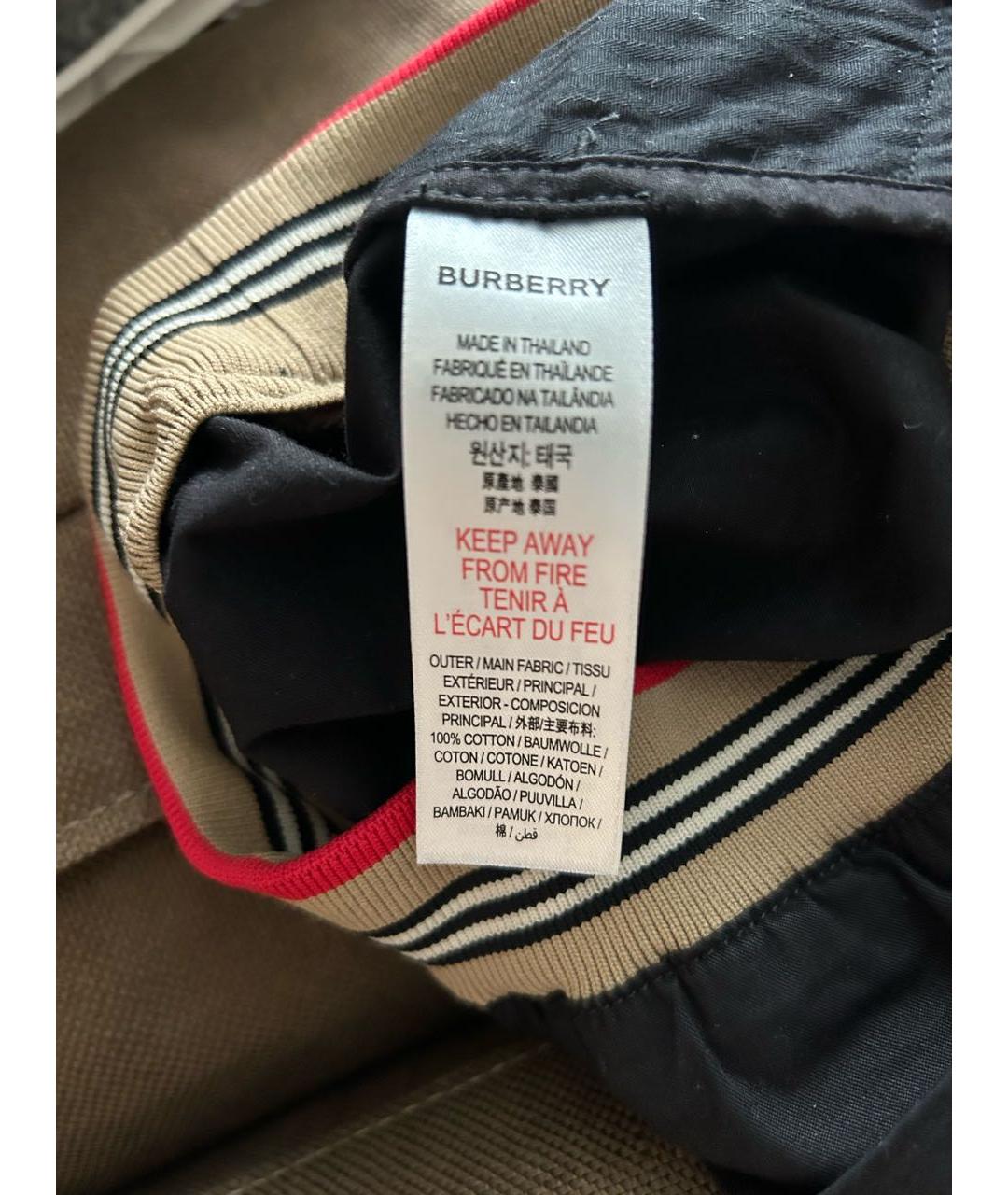 BURBERRY Черные хлопковые брюки и шорты, фото 5