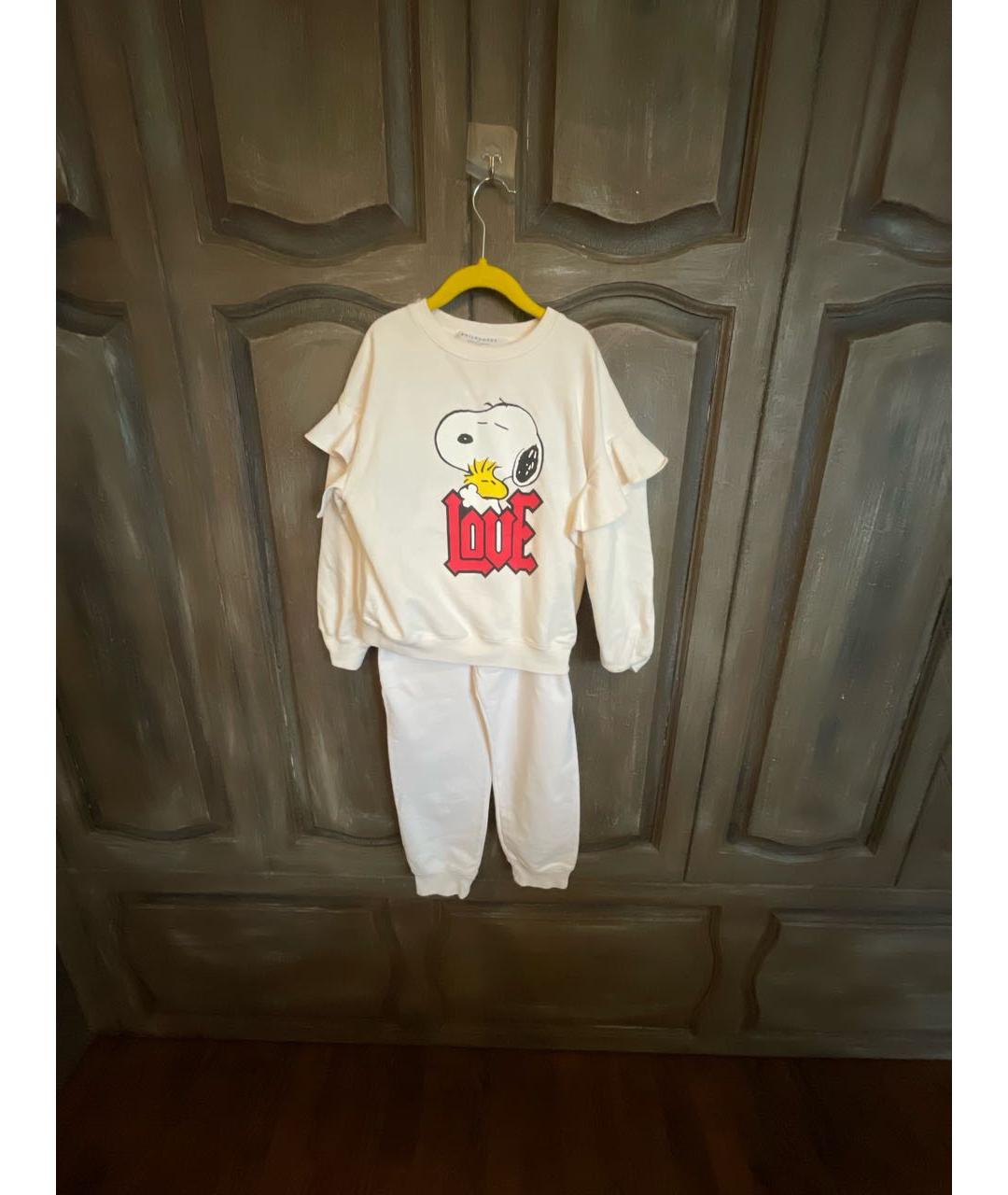 PHILOSOPHY DI LORENZO SERAFINI Бежевый хлопковый комплект, фото 5