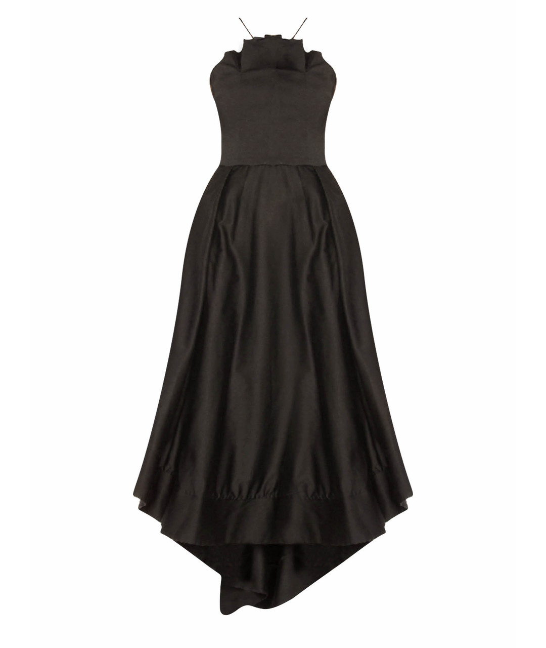 C/MEO COLLECTIVE Черное хлопковое повседневное платье, фото 1