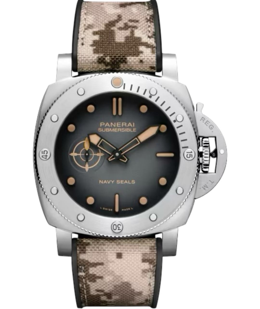 PANERAI Хаки металлические часы, фото 1