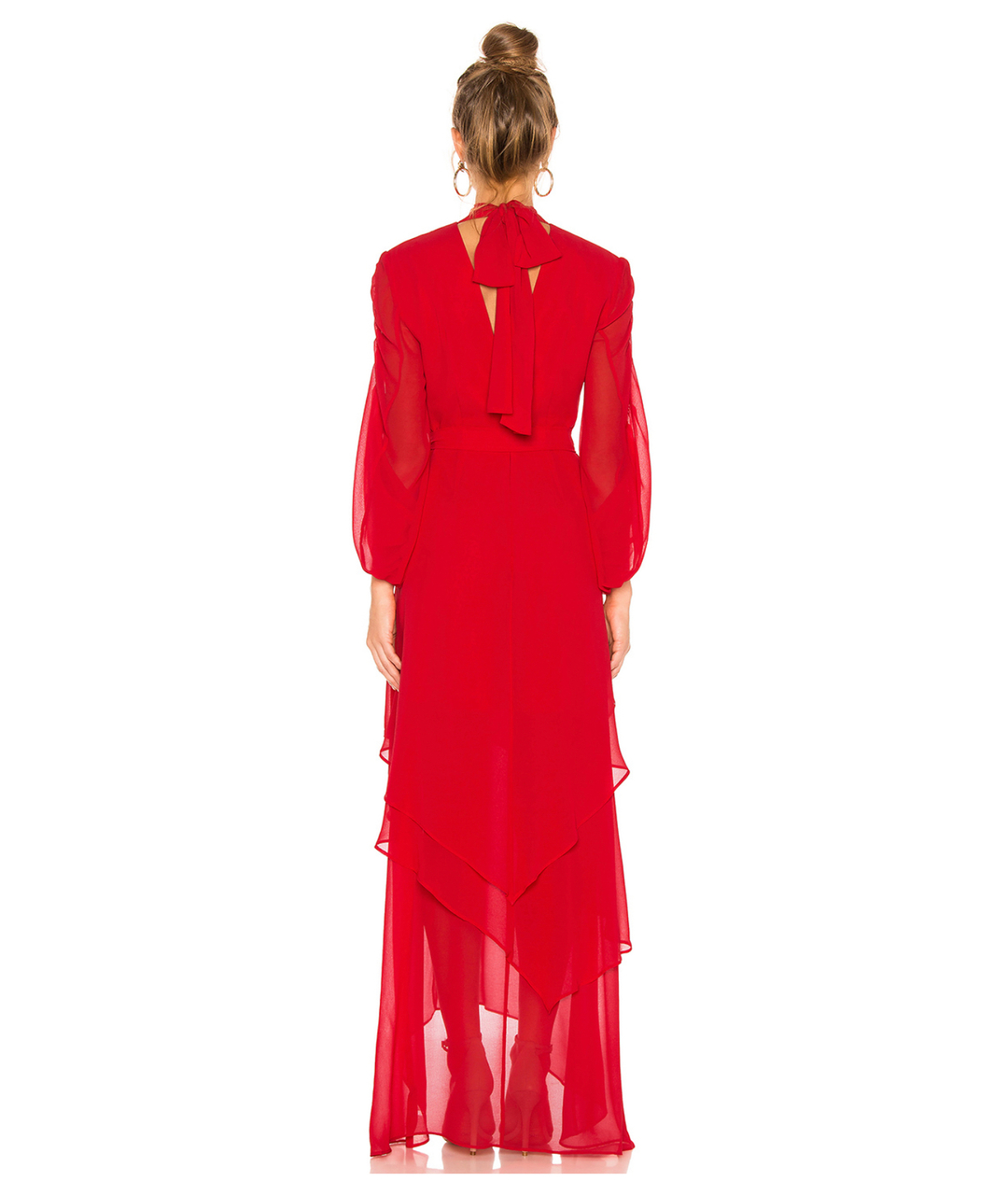 C/MEO COLLECTIVE Красное полиэстеровое повседневное платье, фото 2