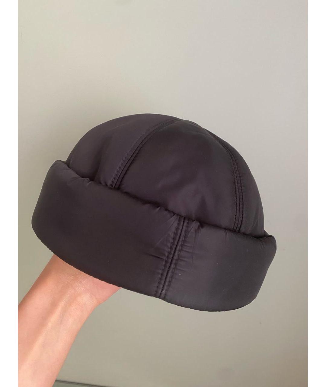 PRADA Черная шапка, фото 2