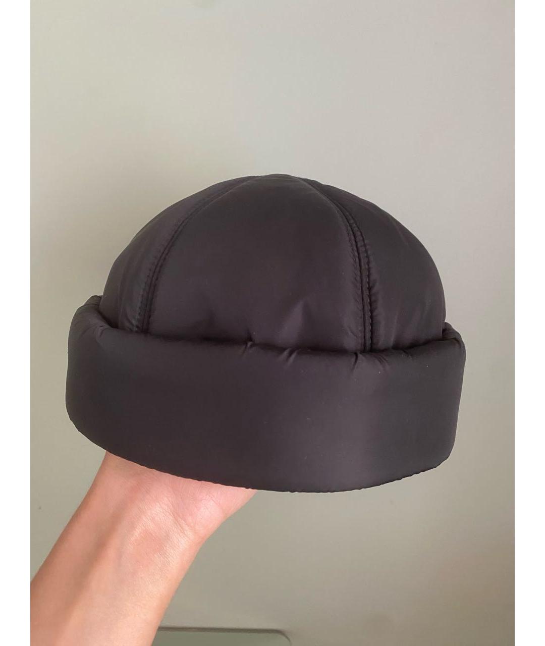 PRADA Черная шапка, фото 3