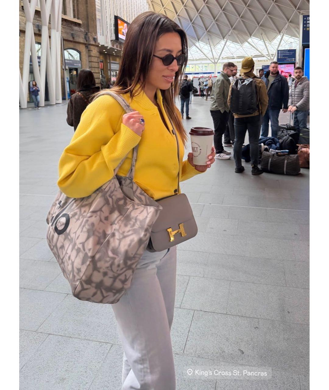 ALO YOGA Антрацитовая хлопковая сумка тоут, фото 7