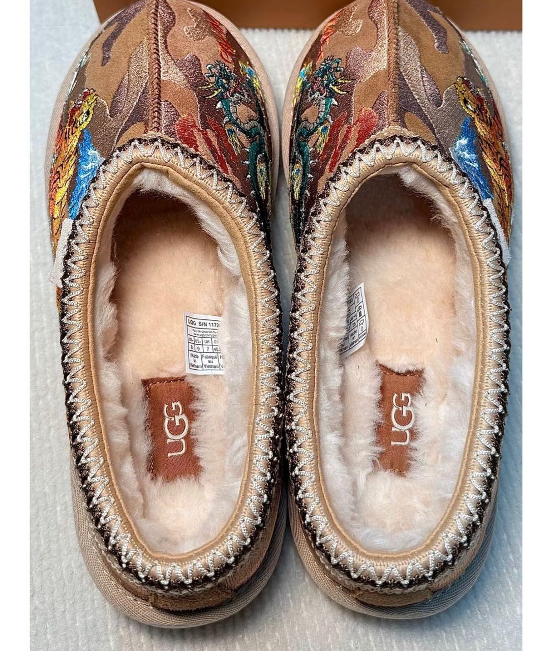 UGG AUSTRALIA Коричневые замшевые мюли, фото 4