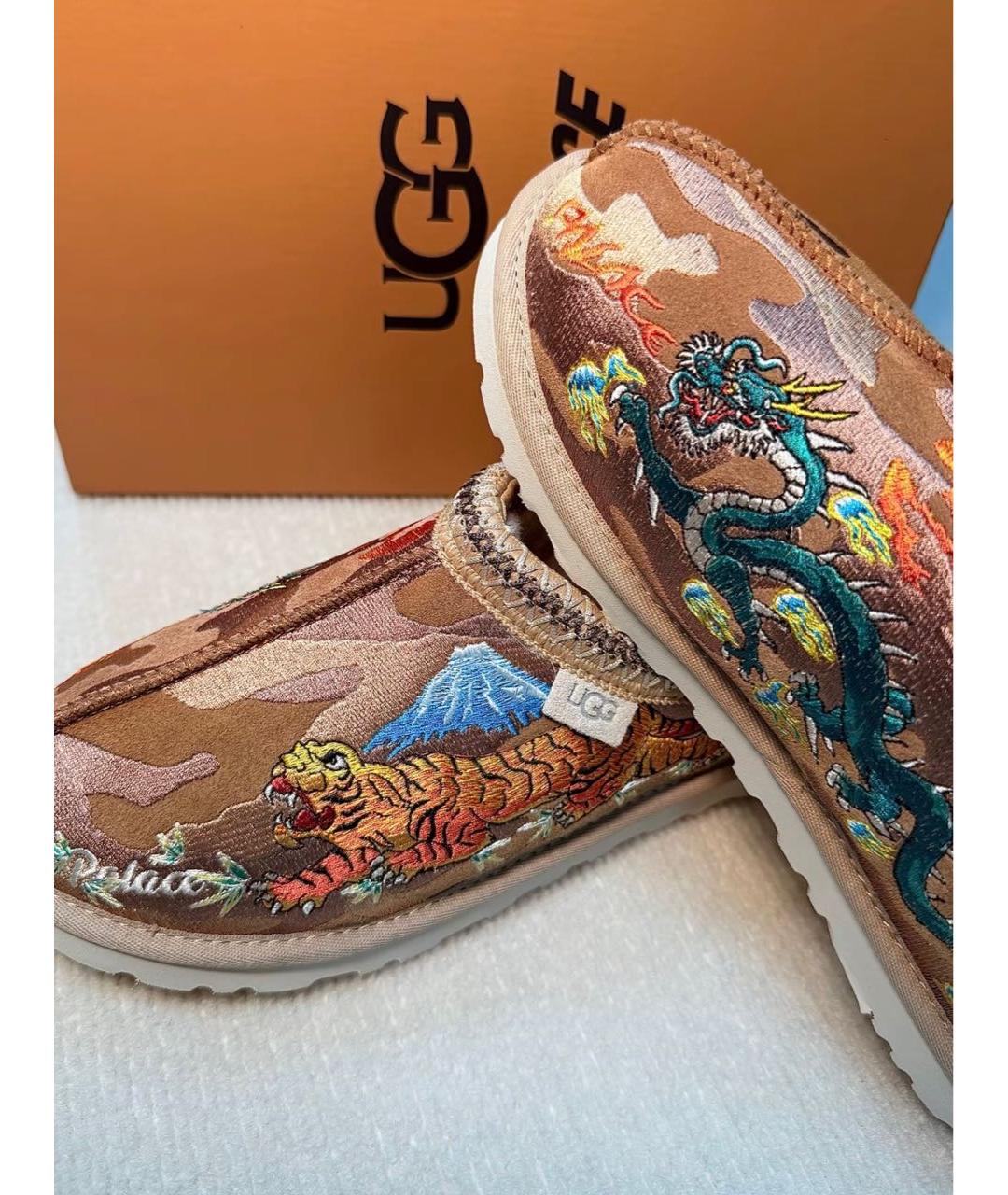 UGG AUSTRALIA Коричневые замшевые мюли, фото 5