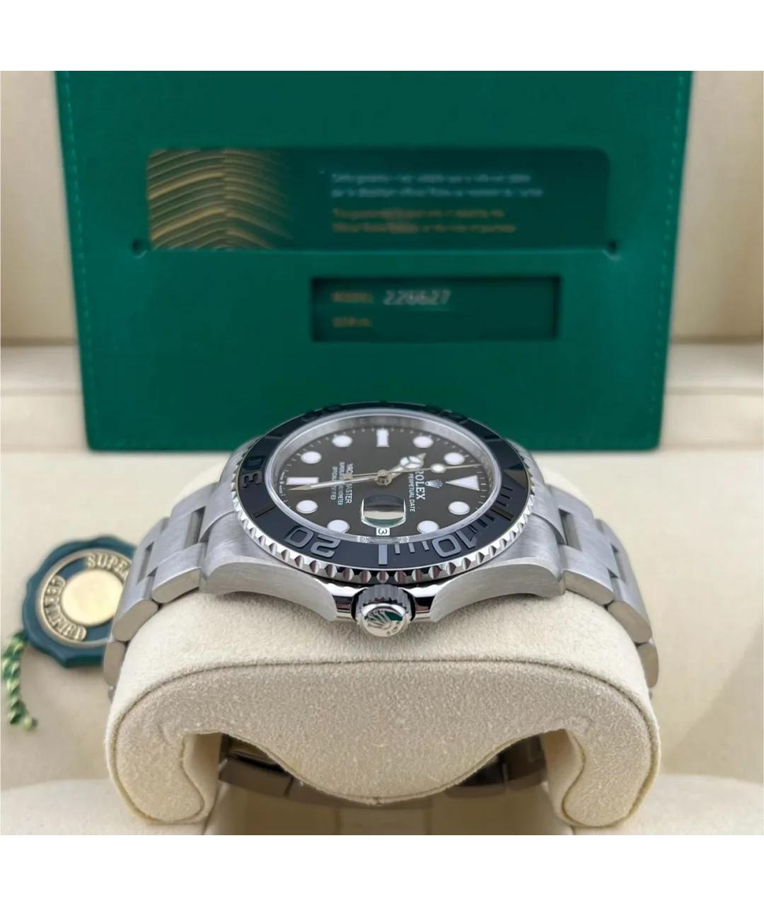 ROLEX Серые металлические часы, фото 3