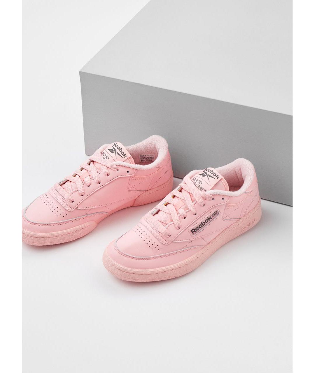 REEBOK Розовые кожаные кеды, фото 2