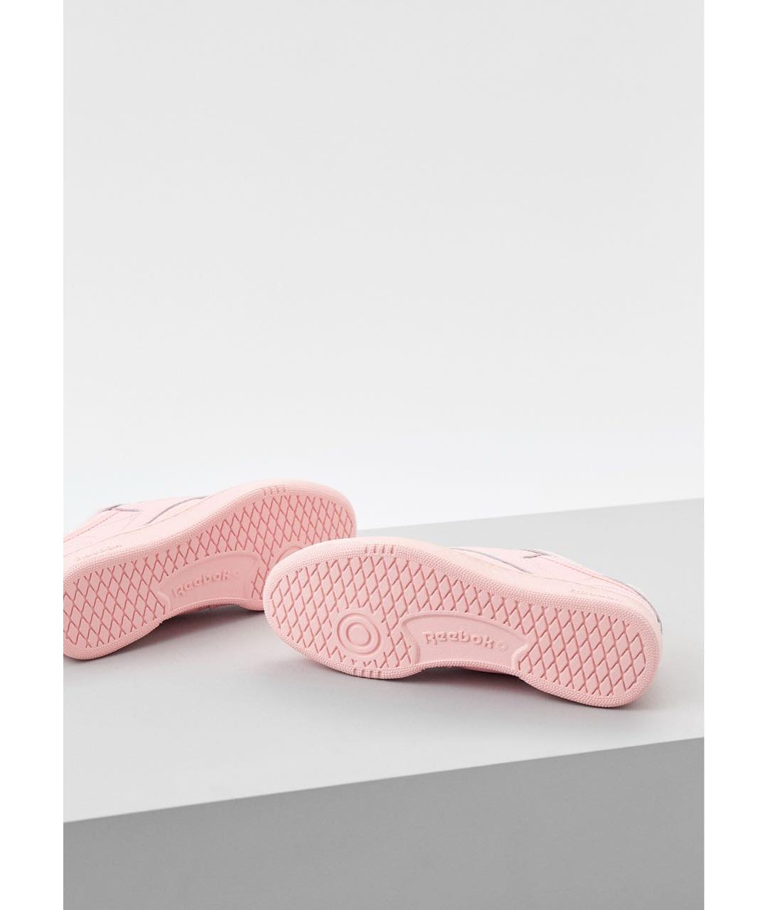 REEBOK Розовые кожаные кеды, фото 4