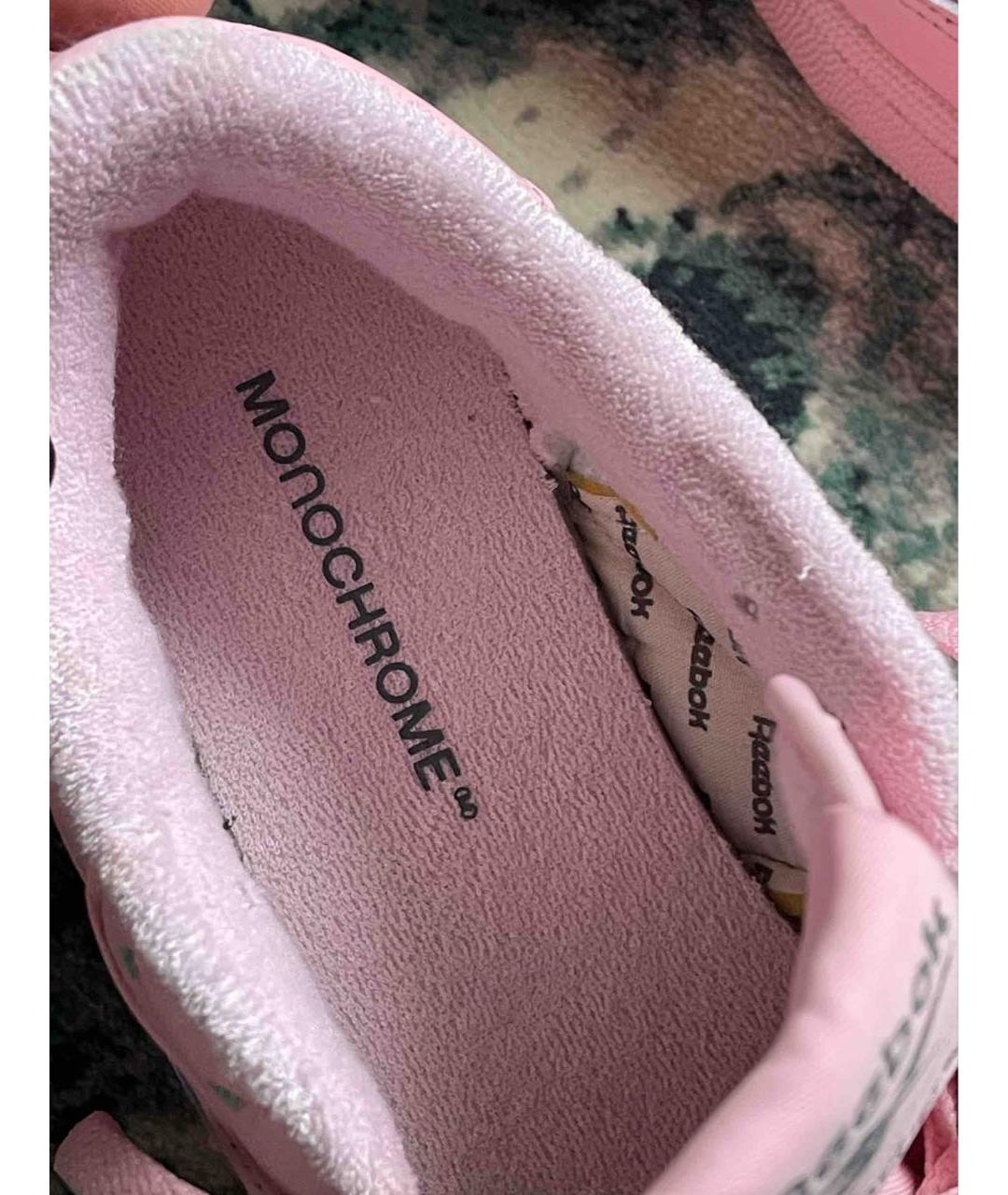REEBOK Розовые кожаные кеды, фото 6