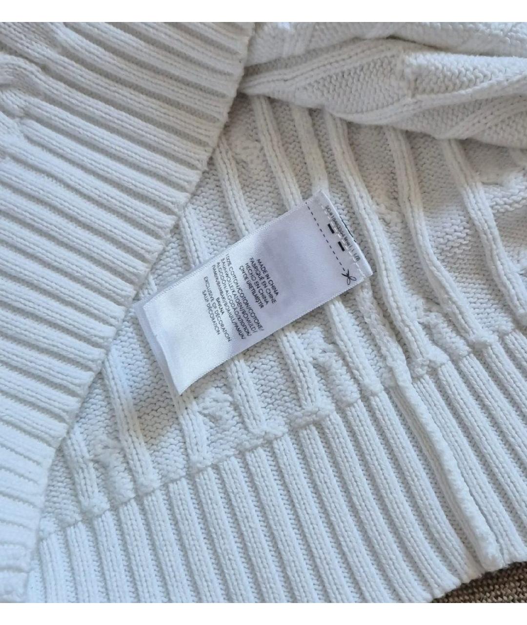POLO RALPH LAUREN Белый хлопковый джемпер / свитер, фото 8