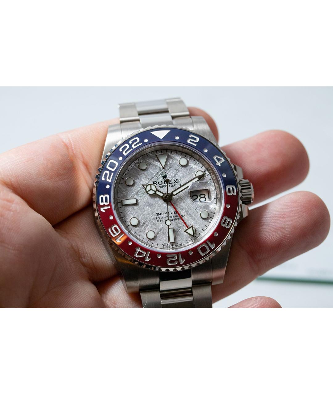ROLEX Белые часы из белого золота, фото 2