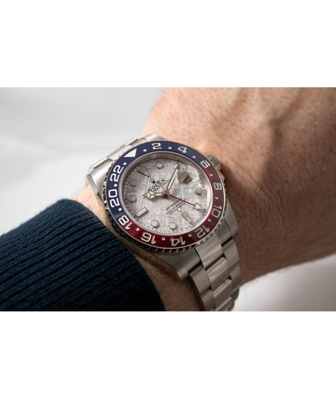 ROLEX Белые часы из белого золота, фото 5