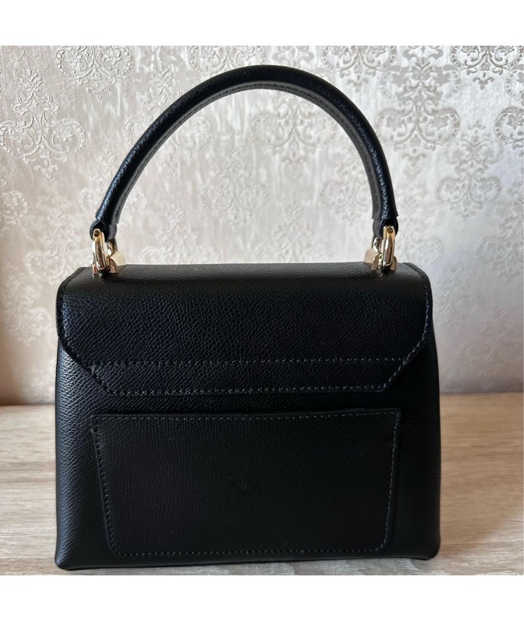 FURLA Черная кожаная сумка через плечо, фото 3