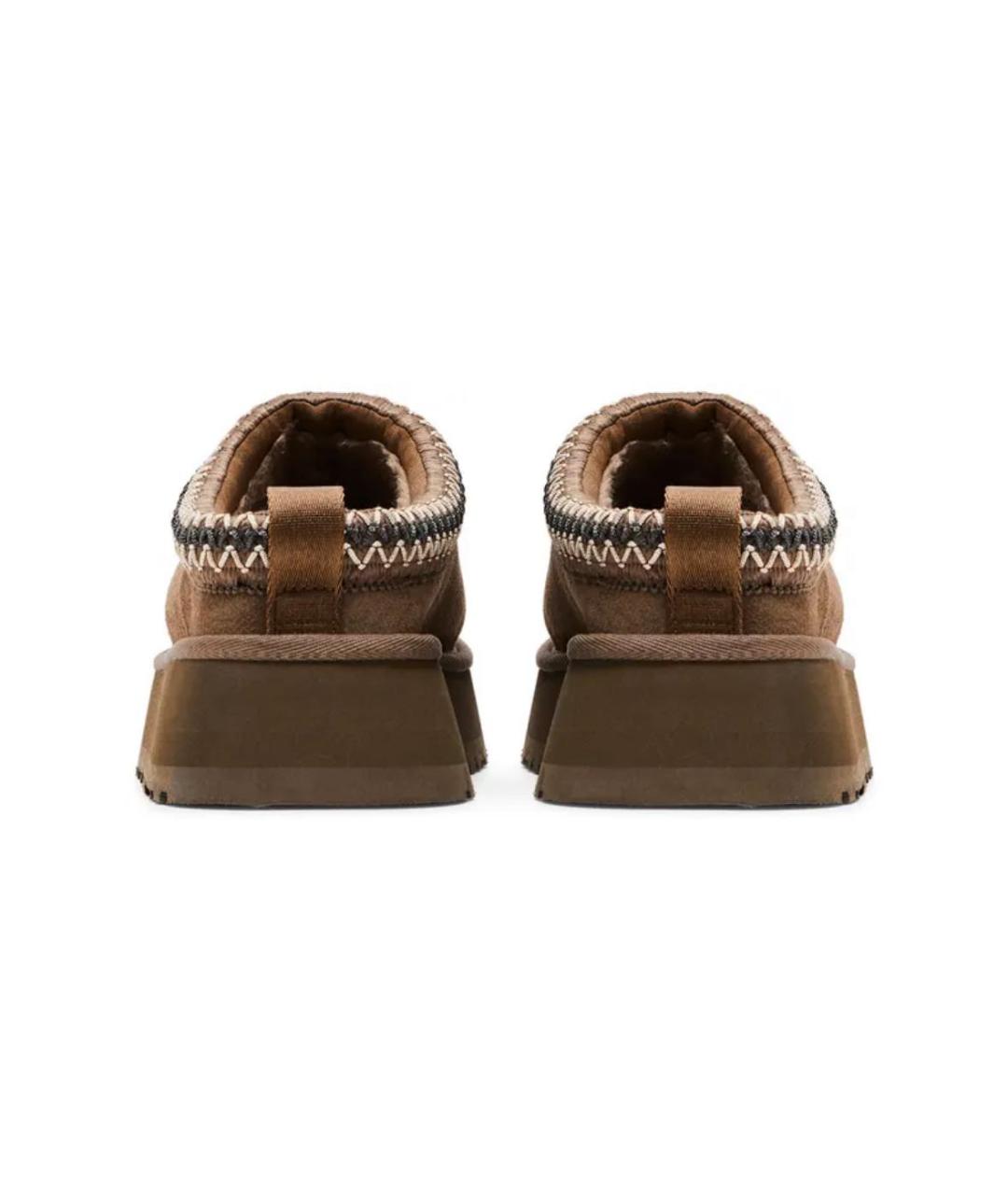 UGG AUSTRALIA Коричневые замшевые сабо, фото 3