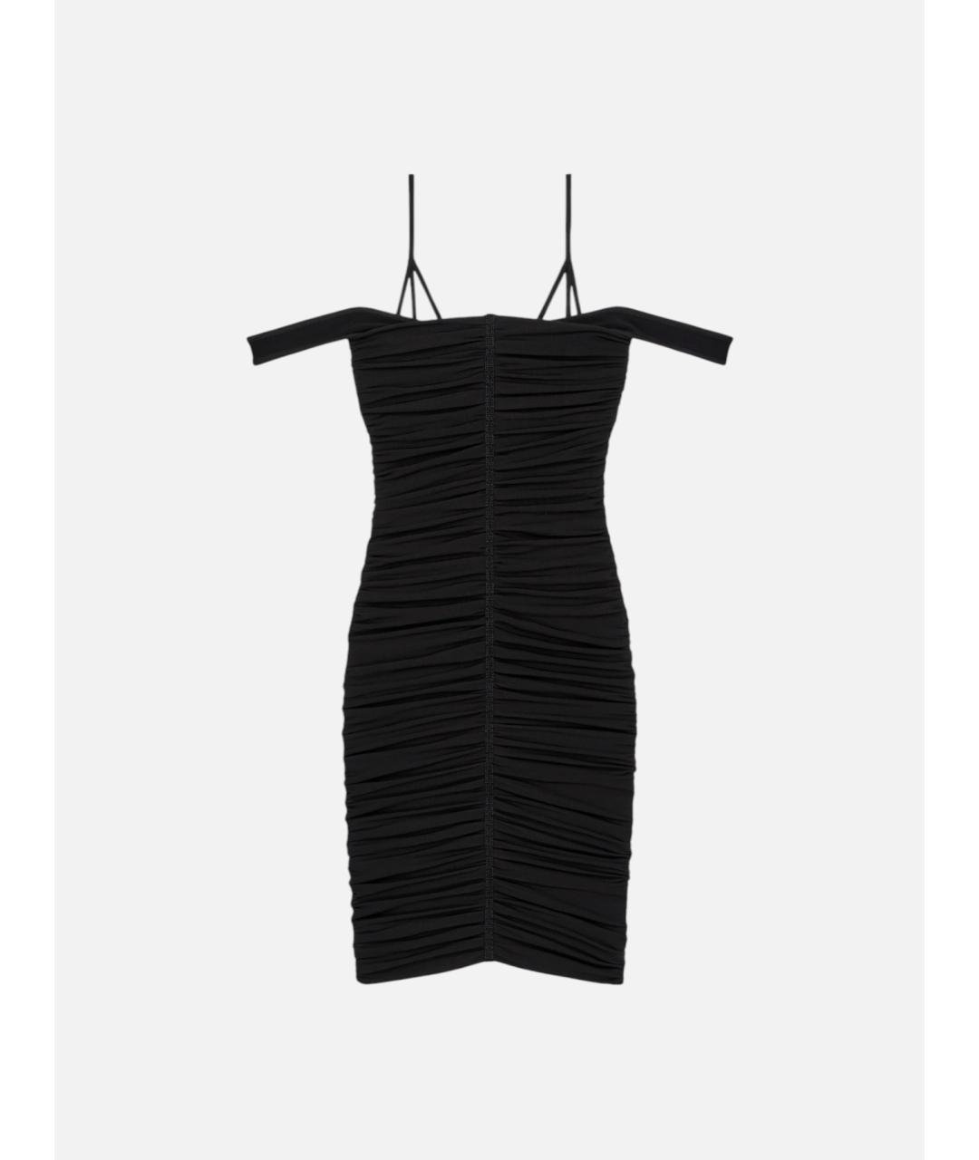 GIVENCHY Черное вискозное коктейльное платье, фото 5