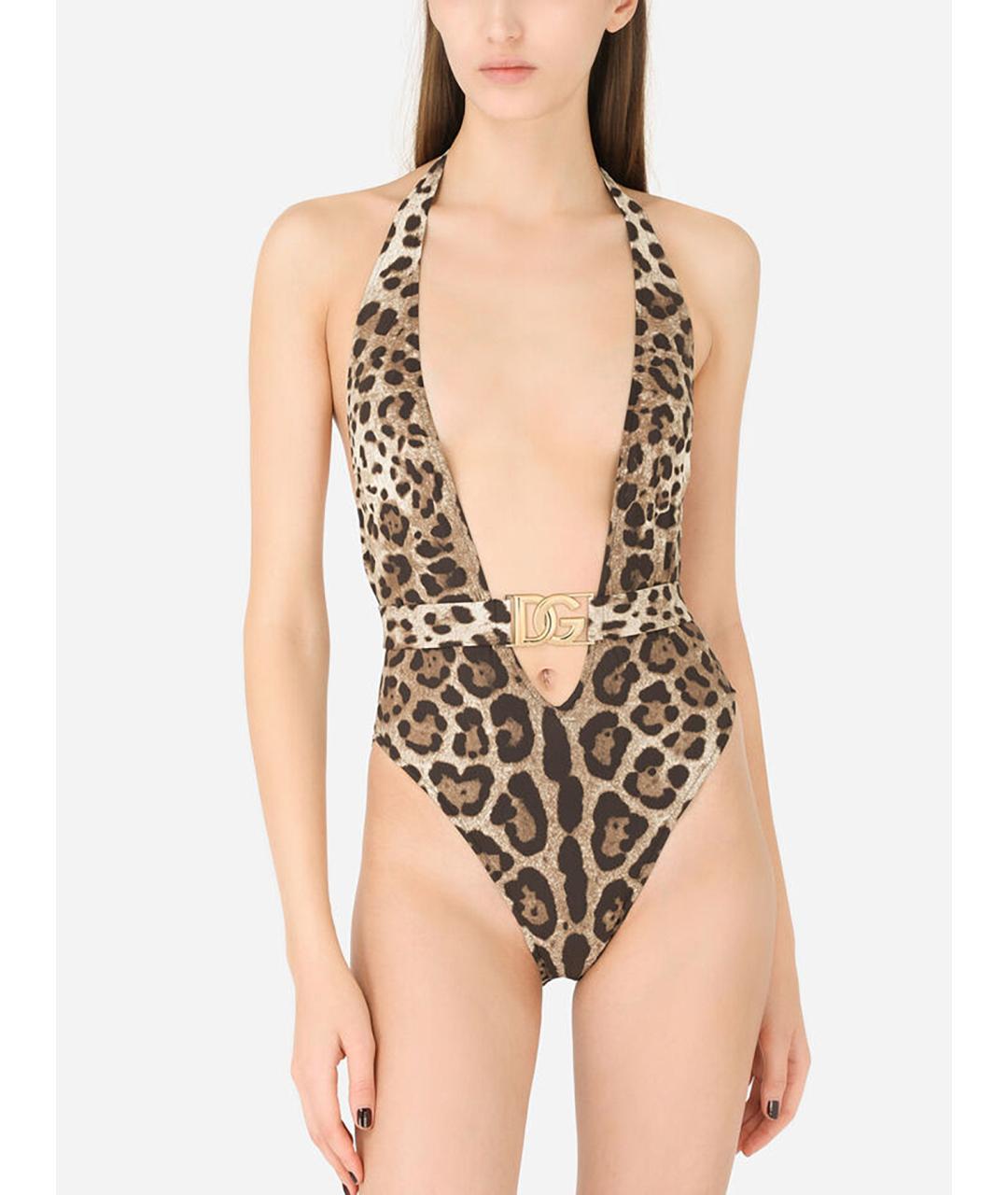 DOLCE&GABBANA Мульти полиамидовый купальник, фото 4