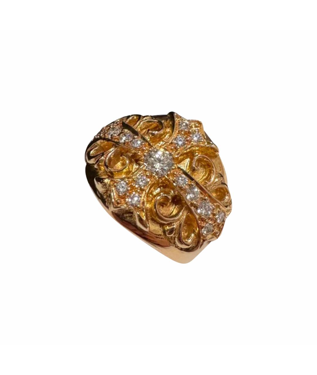 CHROME HEARTS Золотое кольцо из желтого золота, фото 1
