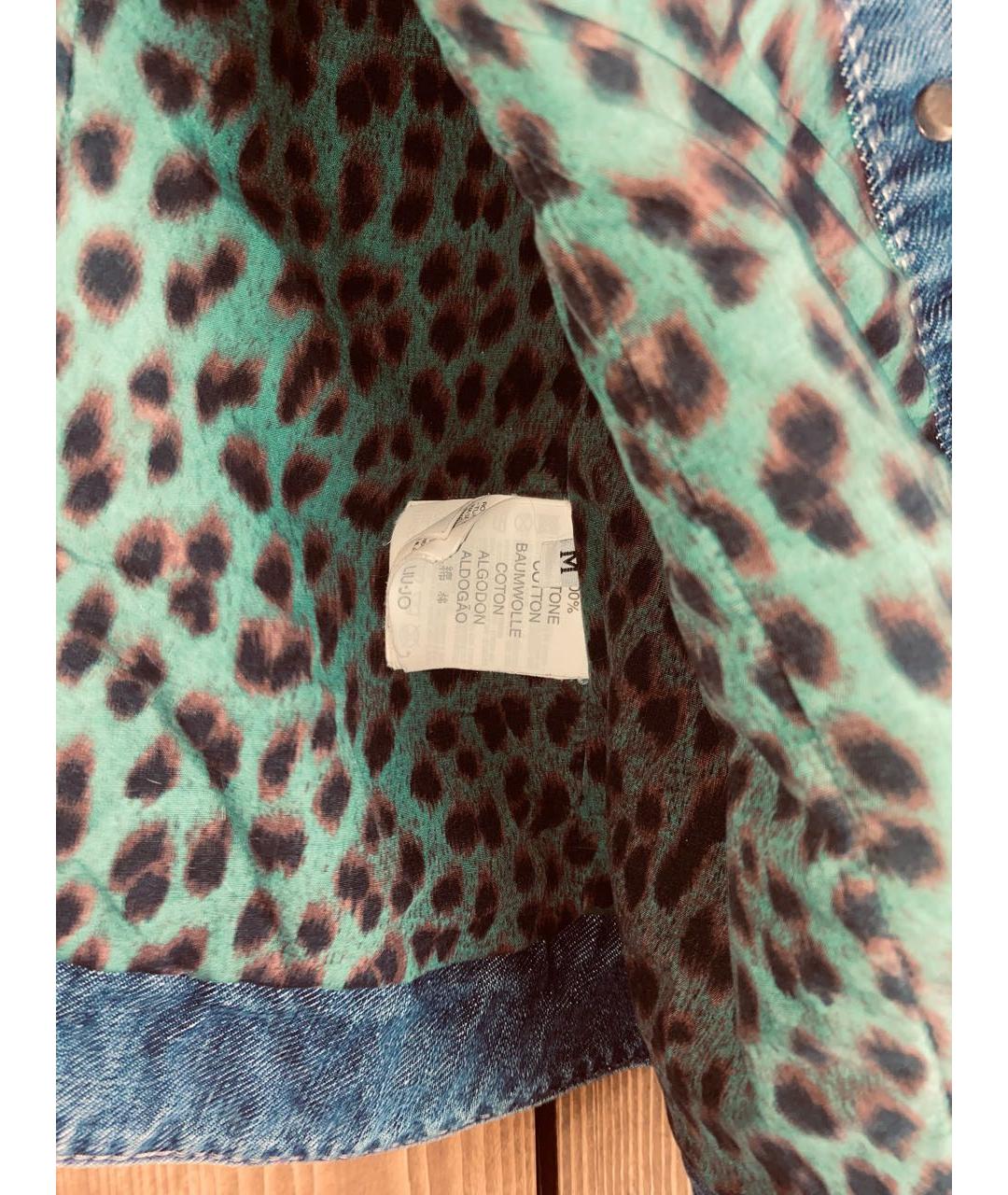 LIU JO Синяя хлопковая куртка, фото 6