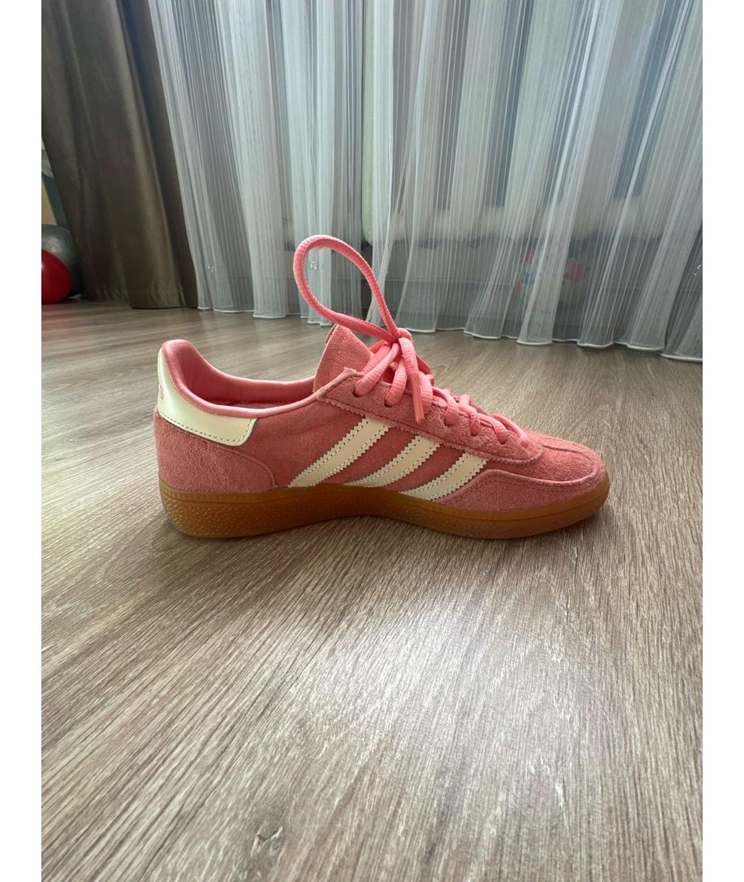 SPORTY AND RICH Розовые замшевые кеды, фото 2