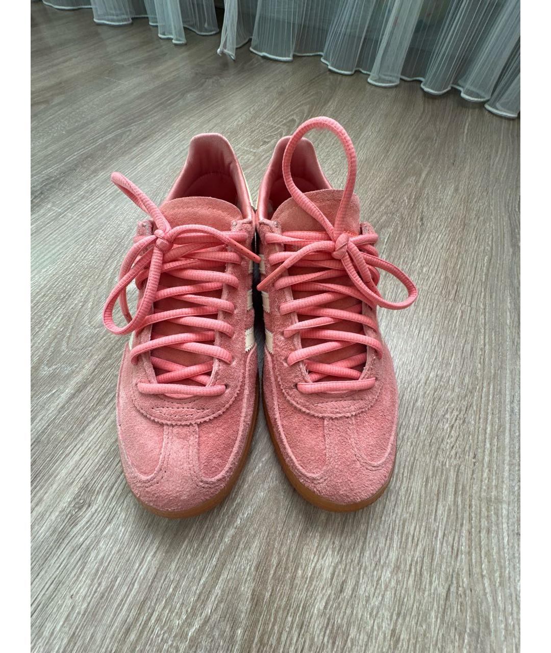 SPORTY AND RICH Розовые замшевые кеды, фото 3