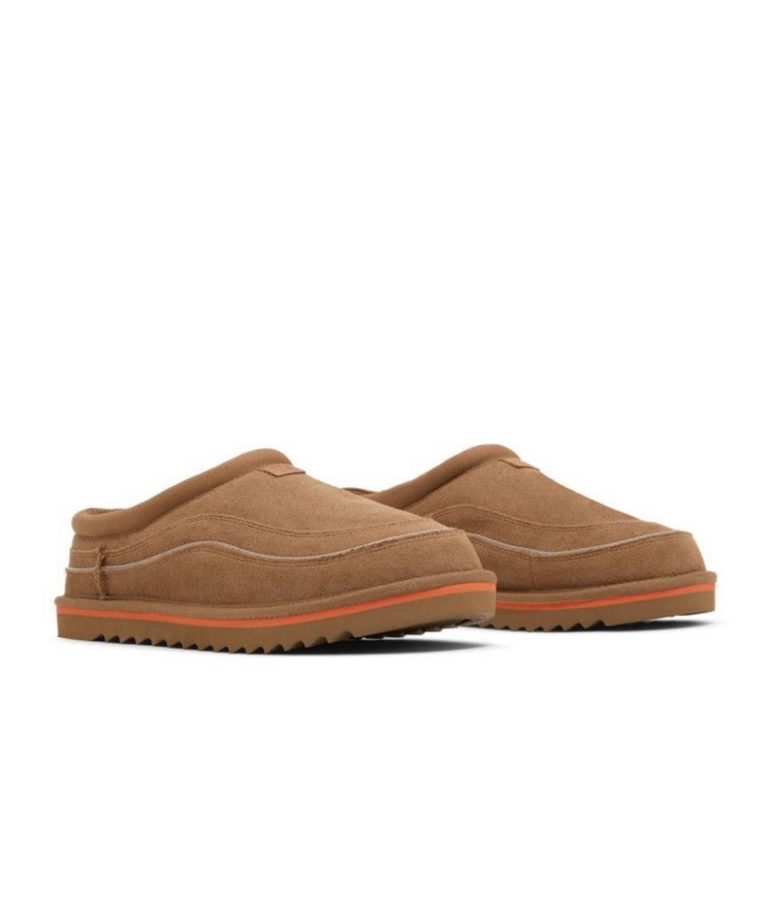 UGG AUSTRALIA Коричневые замшевые мюли, фото 2