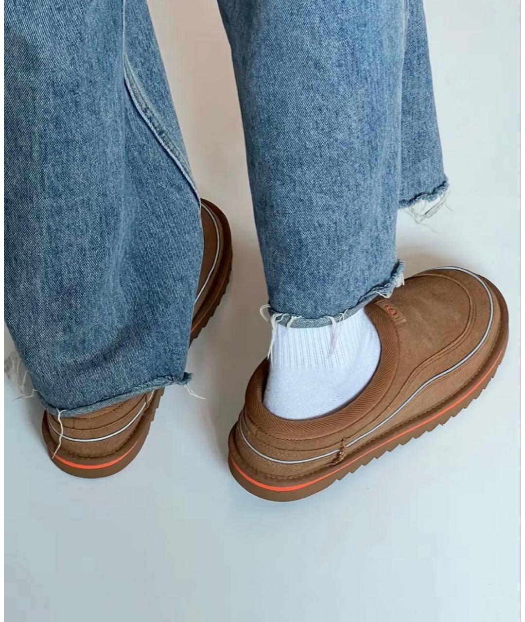 UGG AUSTRALIA Коричневые замшевые мюли, фото 4