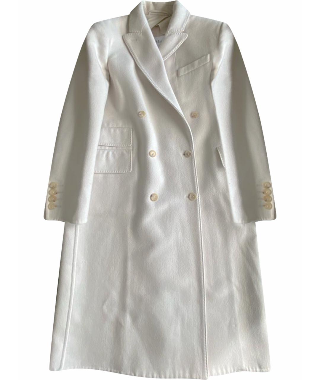 MAX MARA Бежевое льняное пальто, фото 1