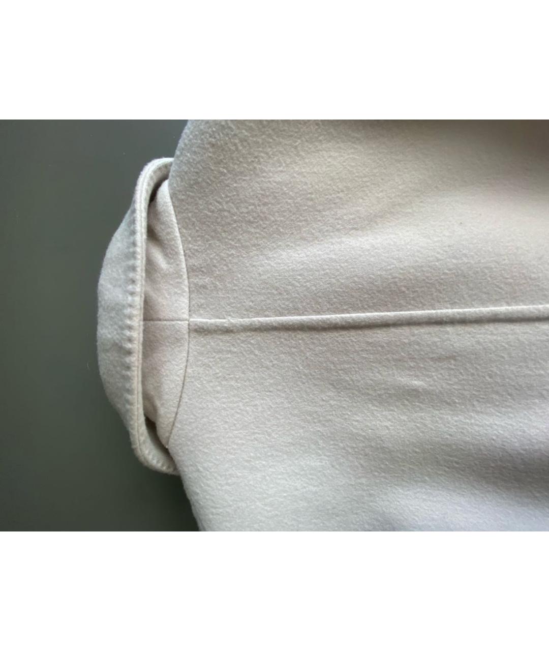 MAX MARA Бежевое льняное пальто, фото 3