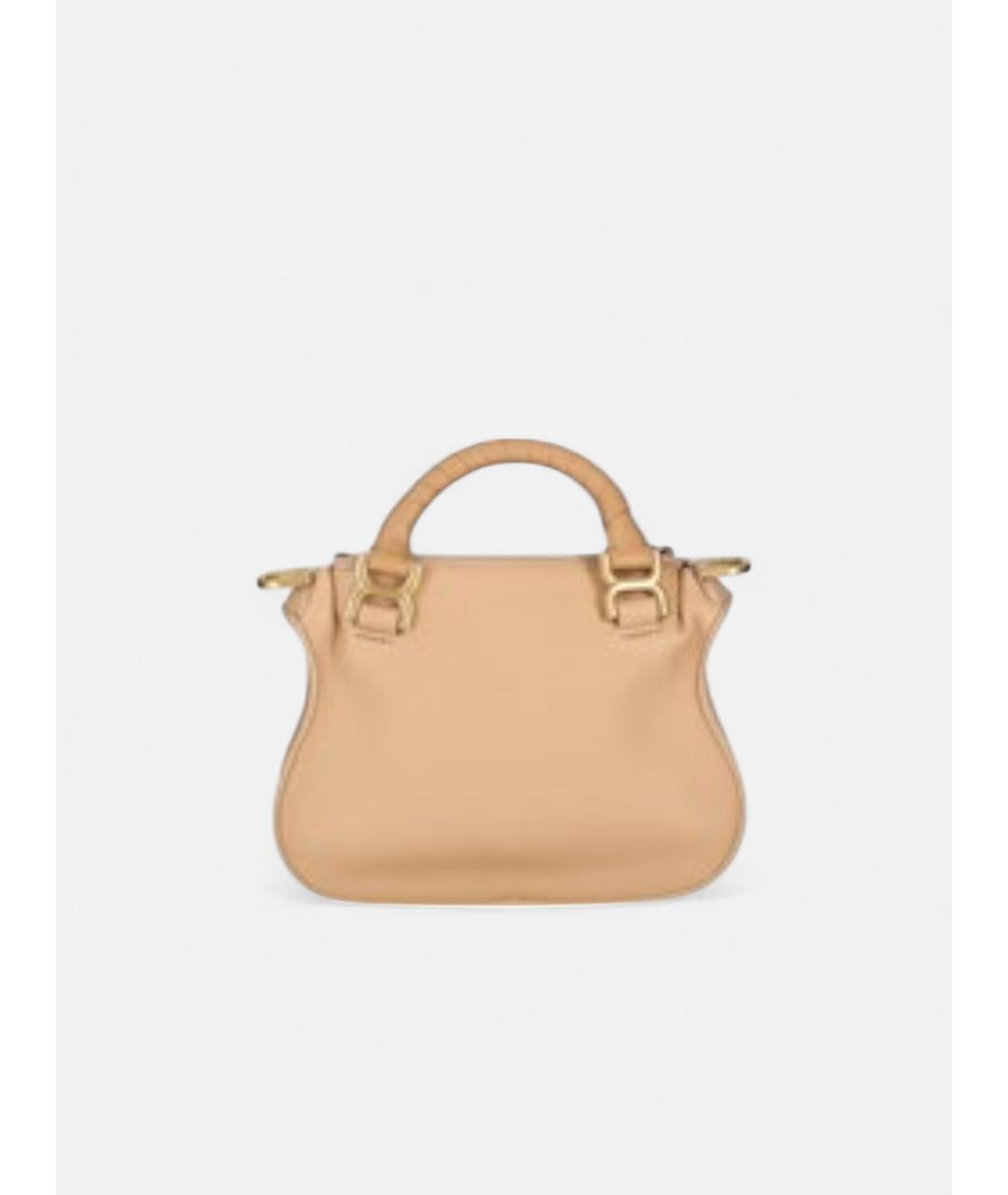 CHLOE Бежевая кожаная сумка тоут, фото 2