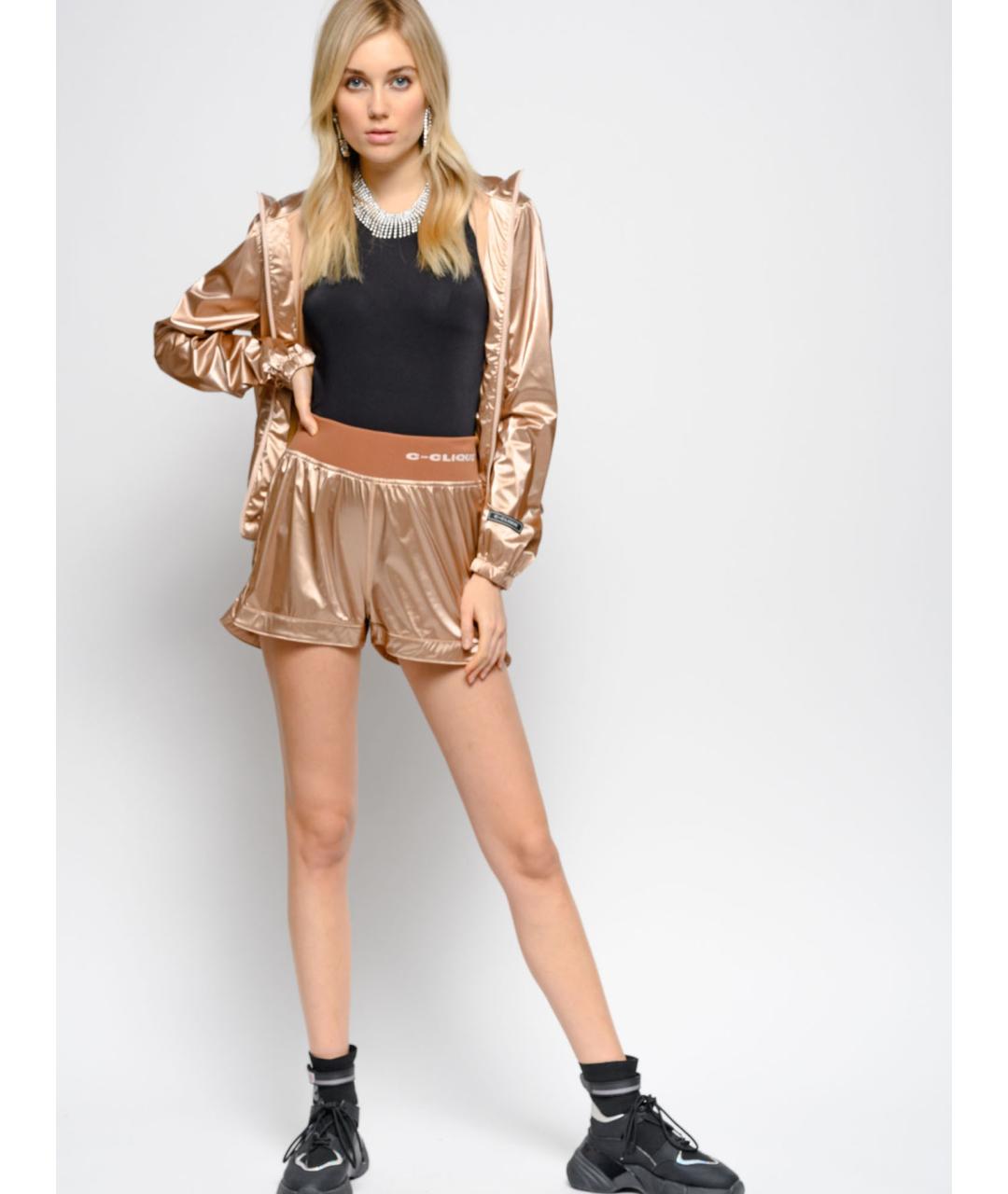 PINKO Золотые шорты, фото 4