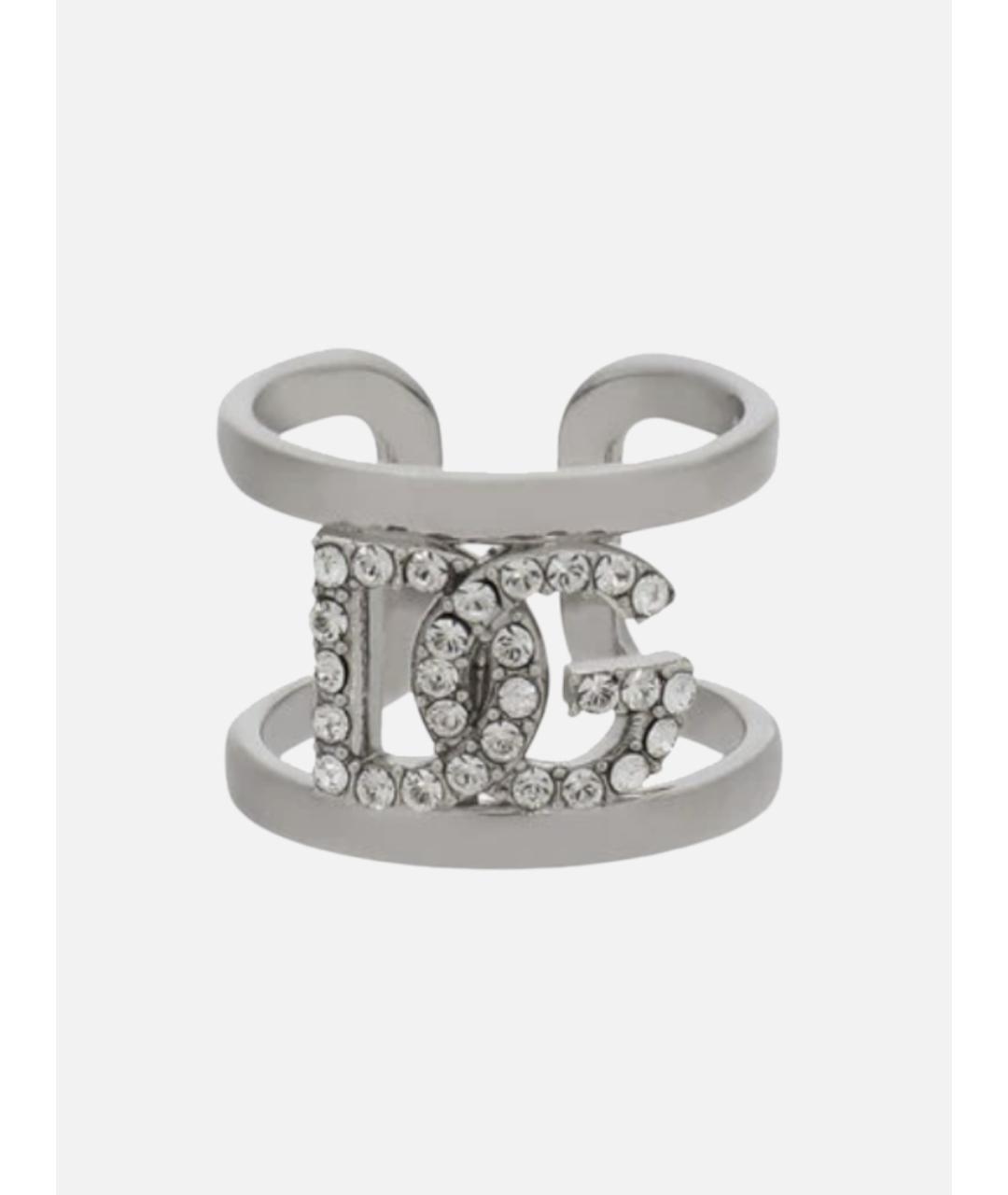 DOLCE&GABBANA Серебряное металлическое кольцо, фото 3