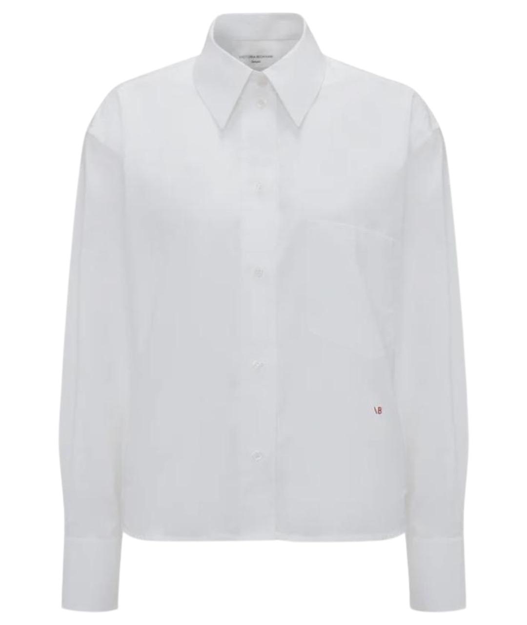 VICTORIA BECKHAM Белая хлопковая рубашка, фото 1