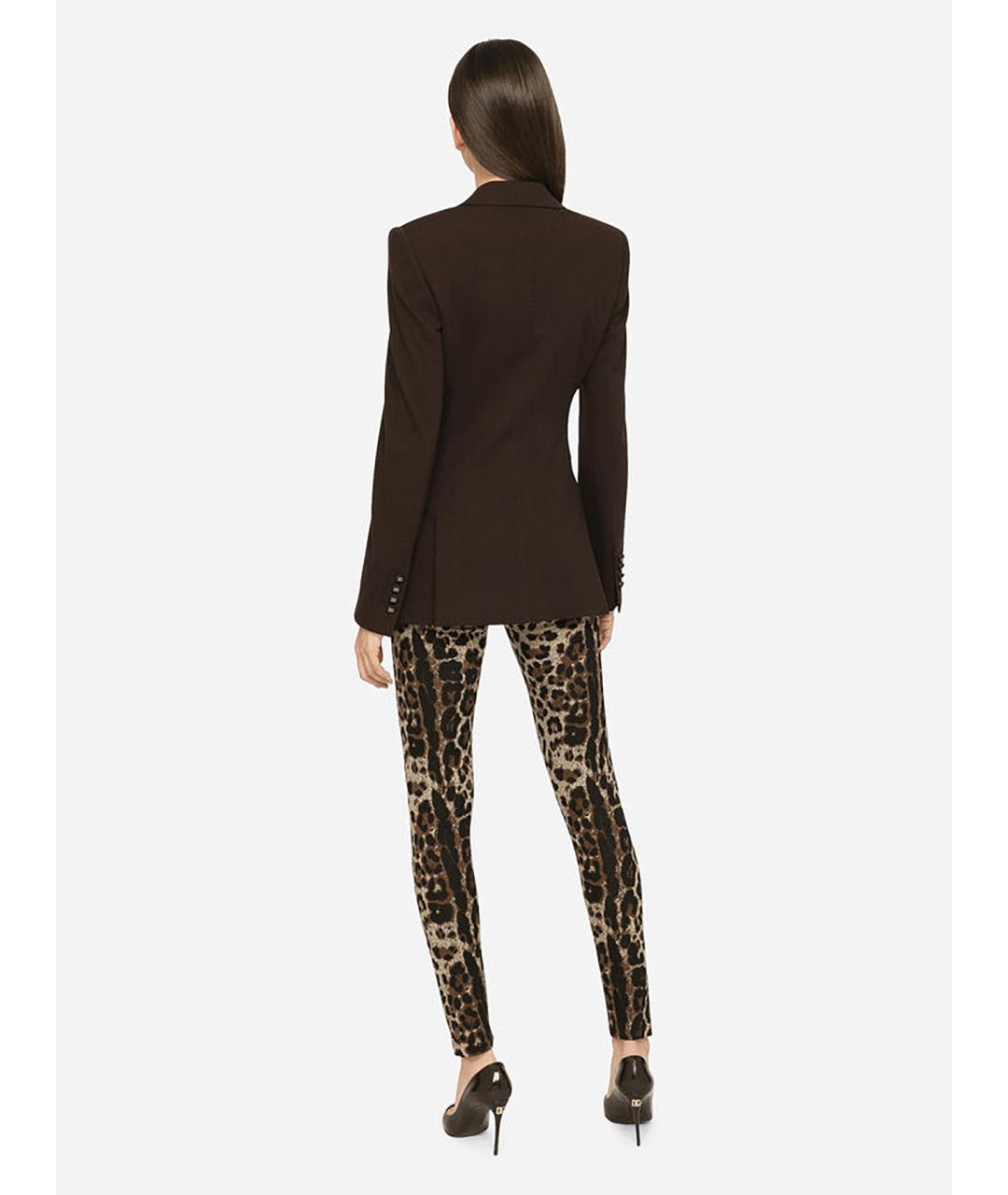 DOLCE&GABBANA Мульти вискозные леггинсы и велосипедки, фото 3