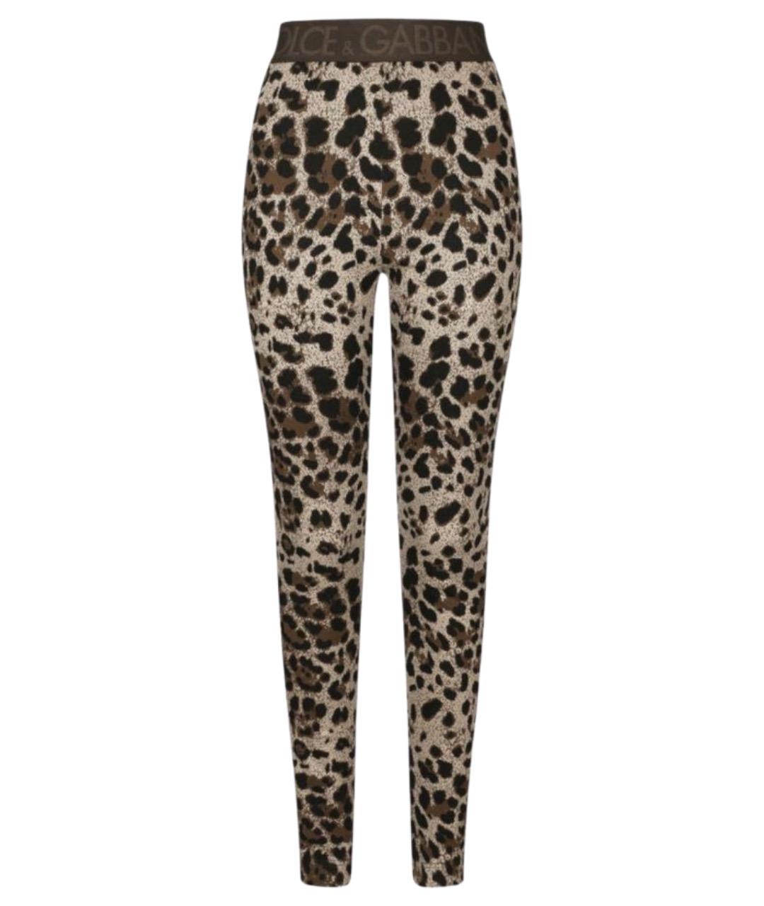 DOLCE&GABBANA Мульти вискозные леггинсы и велосипедки, фото 1