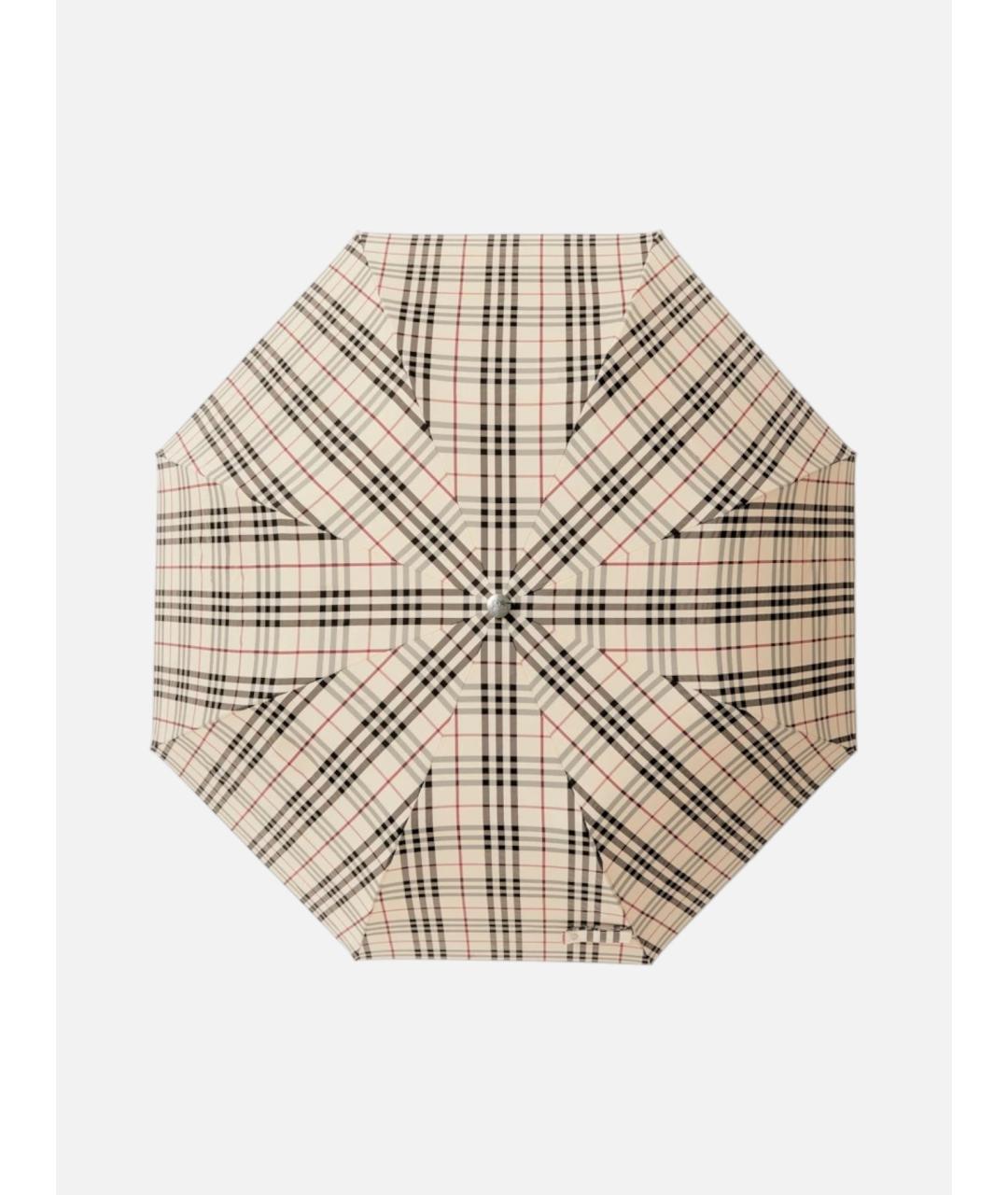 BURBERRY Бежевый зонт, фото 2