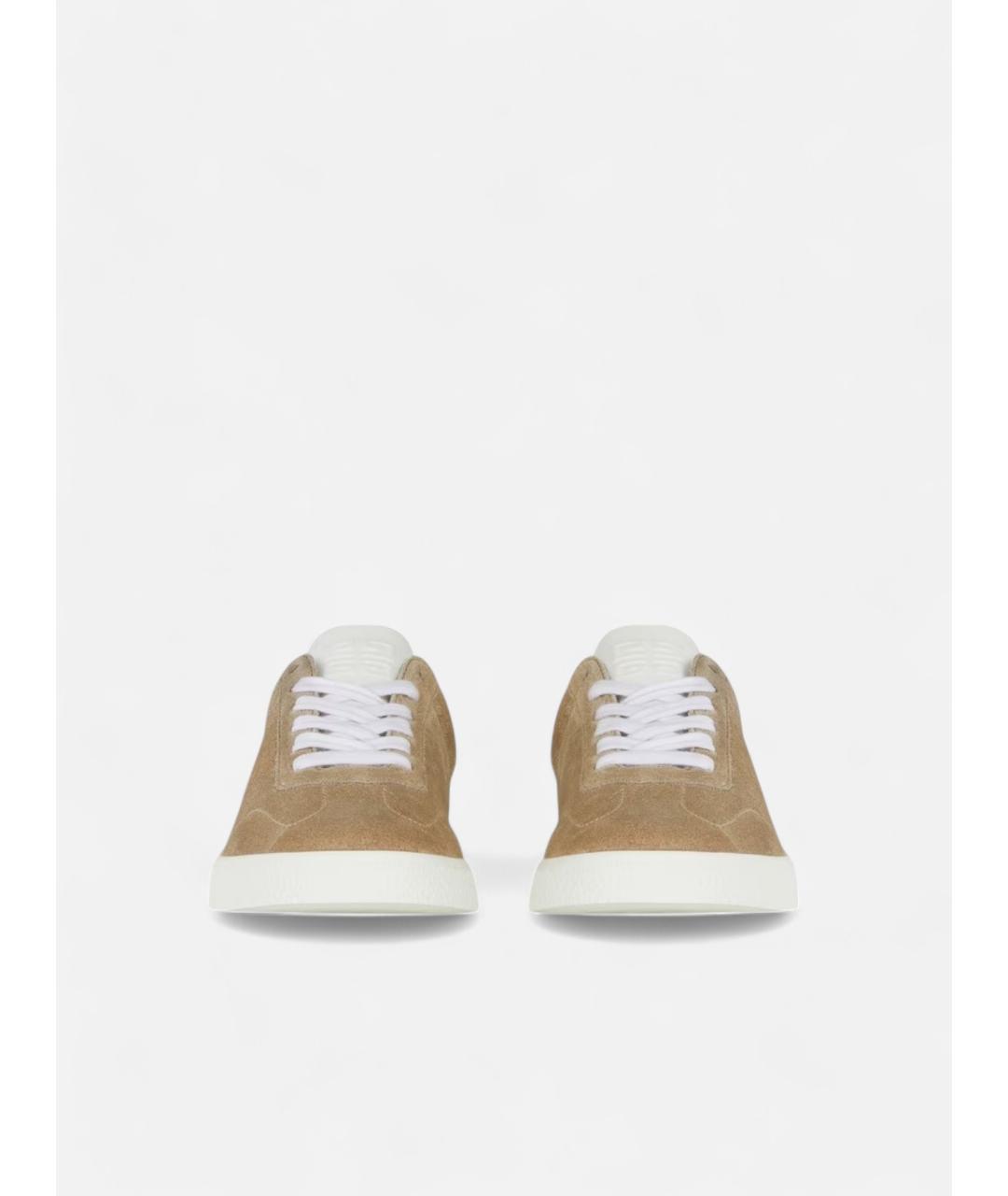 GIVENCHY Бежевые замшевые кеды, фото 2