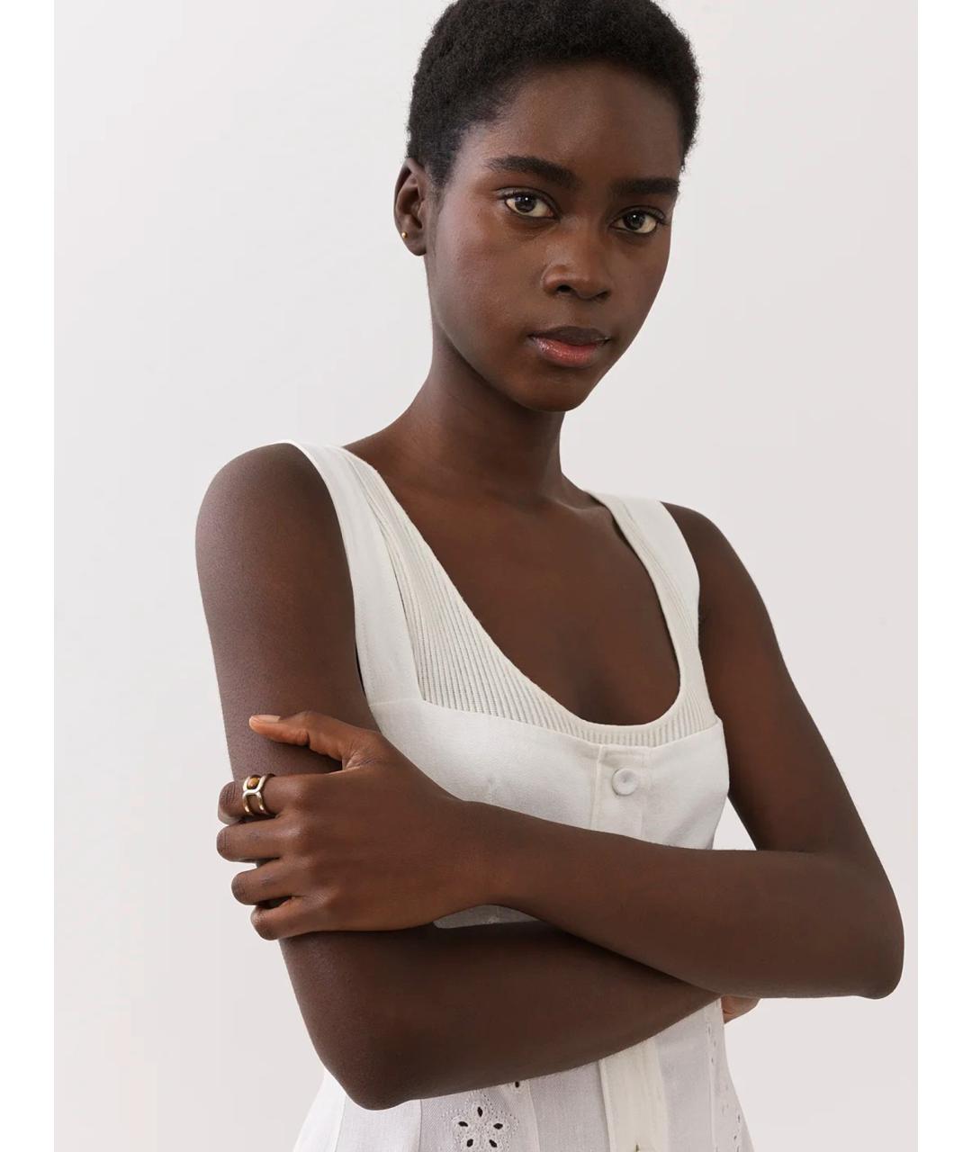 CHLOE Золотое металлическое кольцо, фото 3