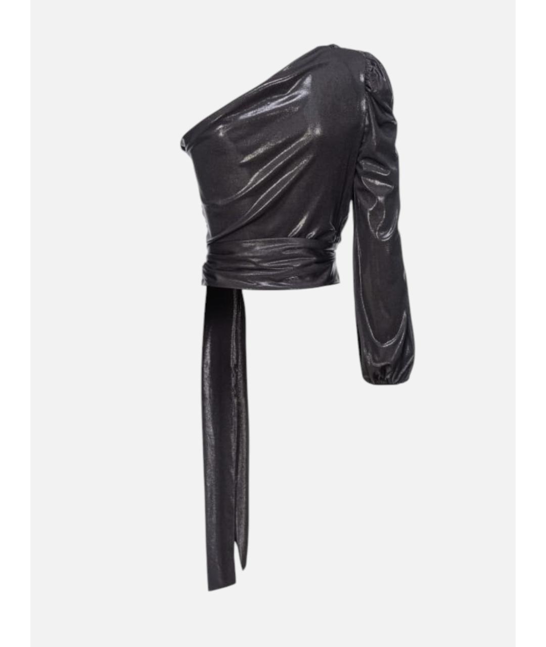 PINKO Черная полиэстеровая блузы, фото 2