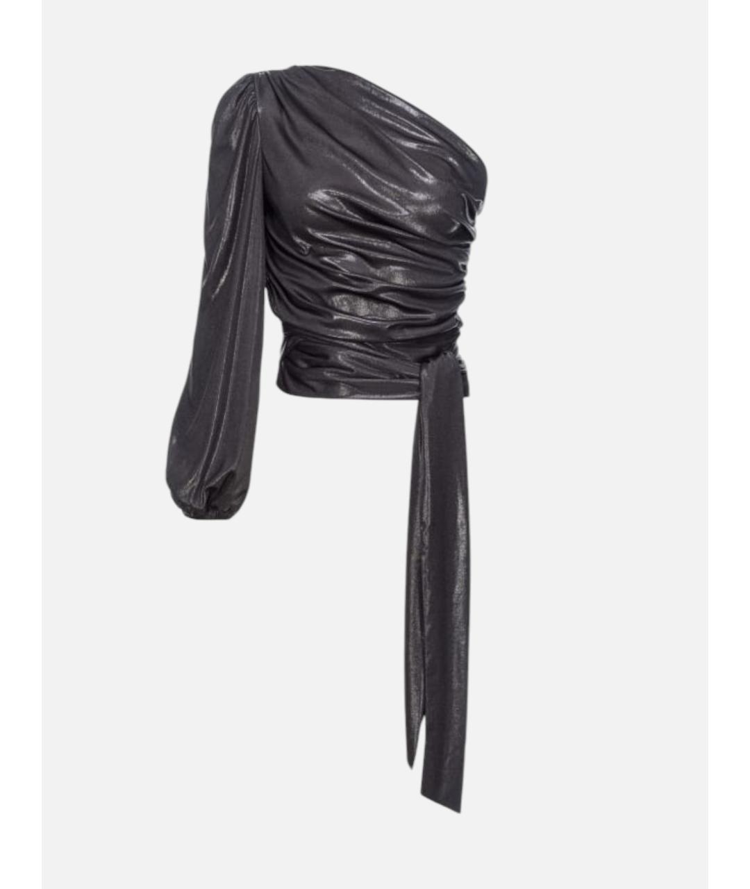 PINKO Черная полиэстеровая блузы, фото 3