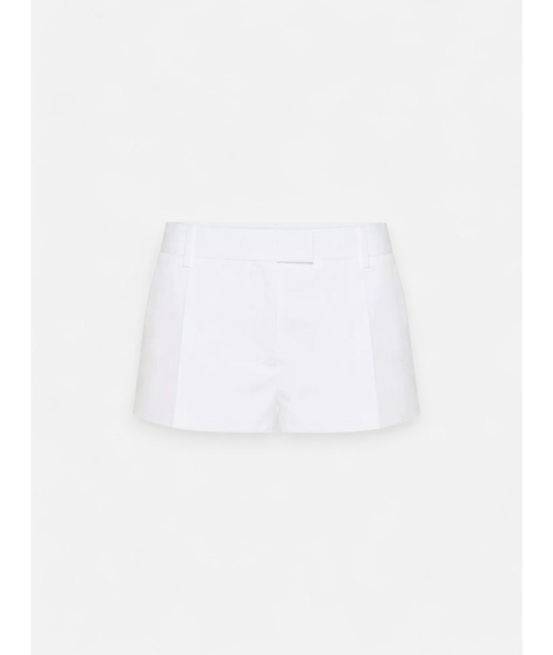 VALENTINO Белые хлопковые шорты, фото 5