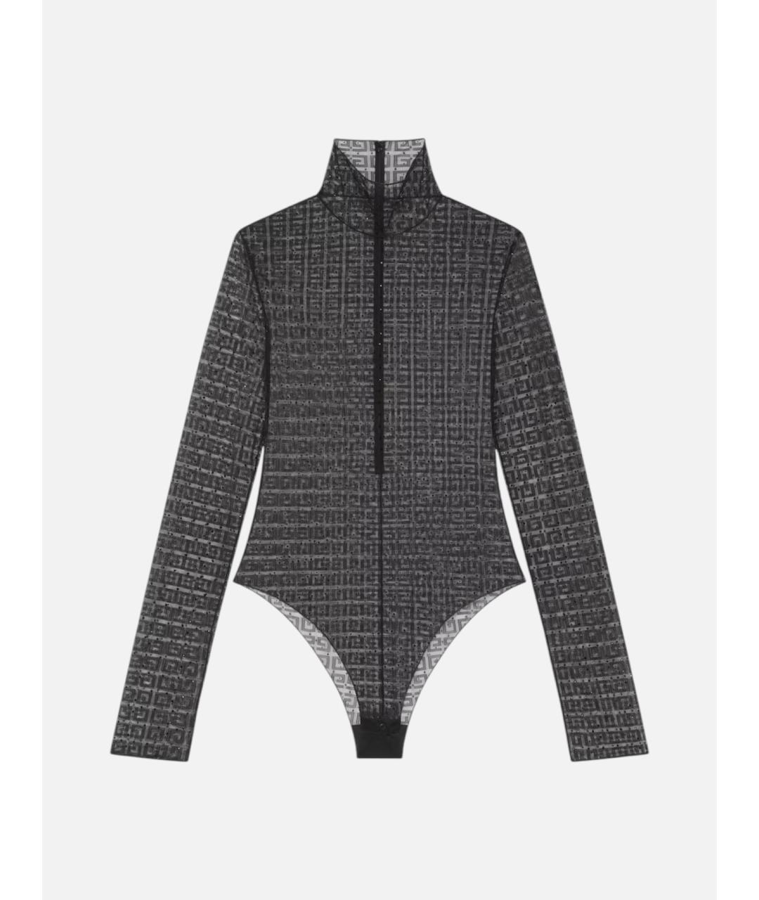 GIVENCHY Черное полиамидовое боди, фото 5