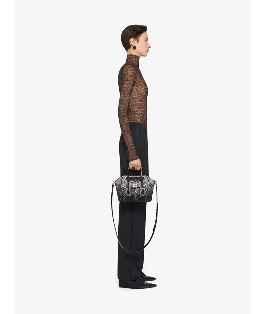 GIVENCHY Черное полиамидовое боди, фото 3