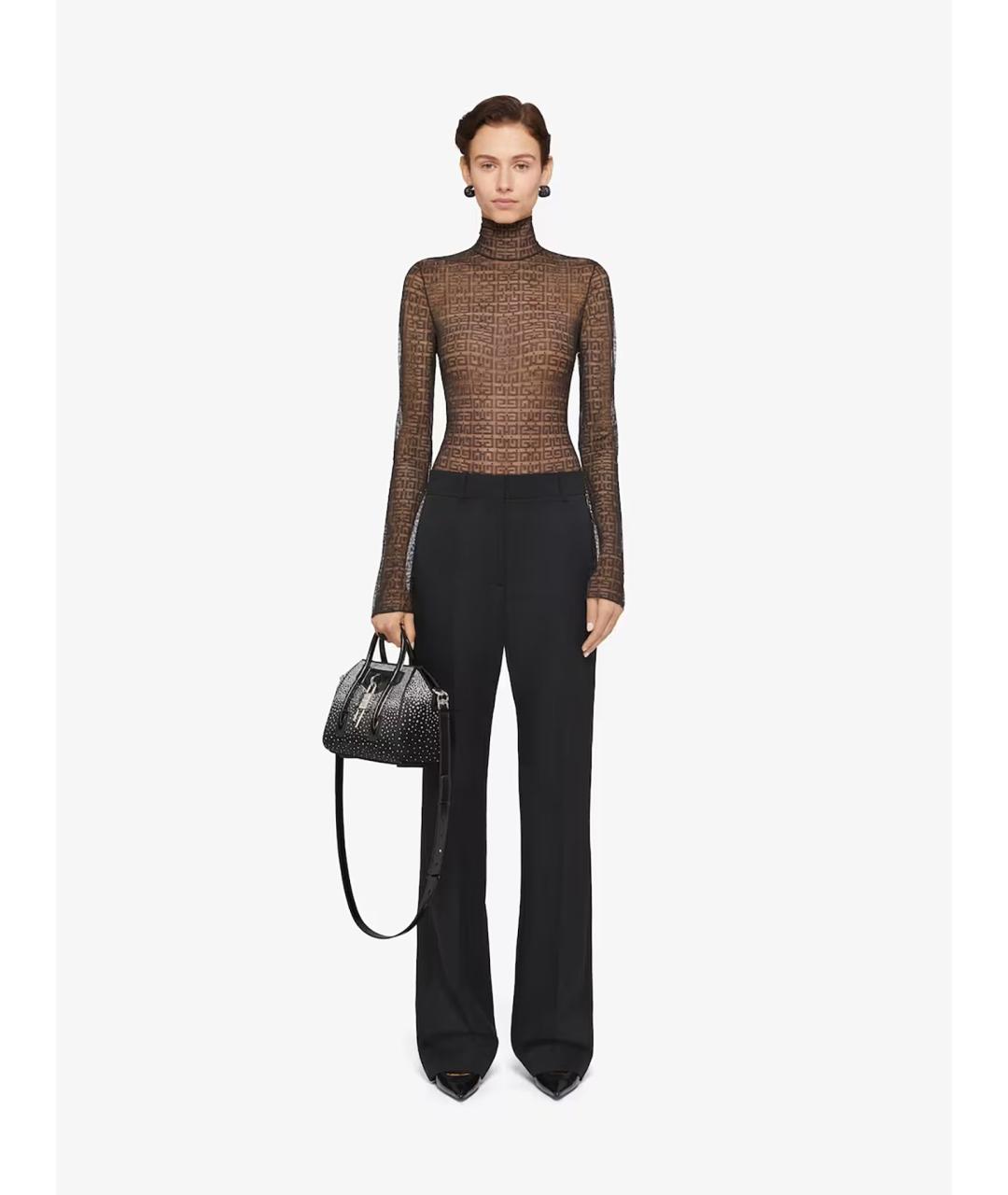 GIVENCHY Черное полиамидовое боди, фото 2
